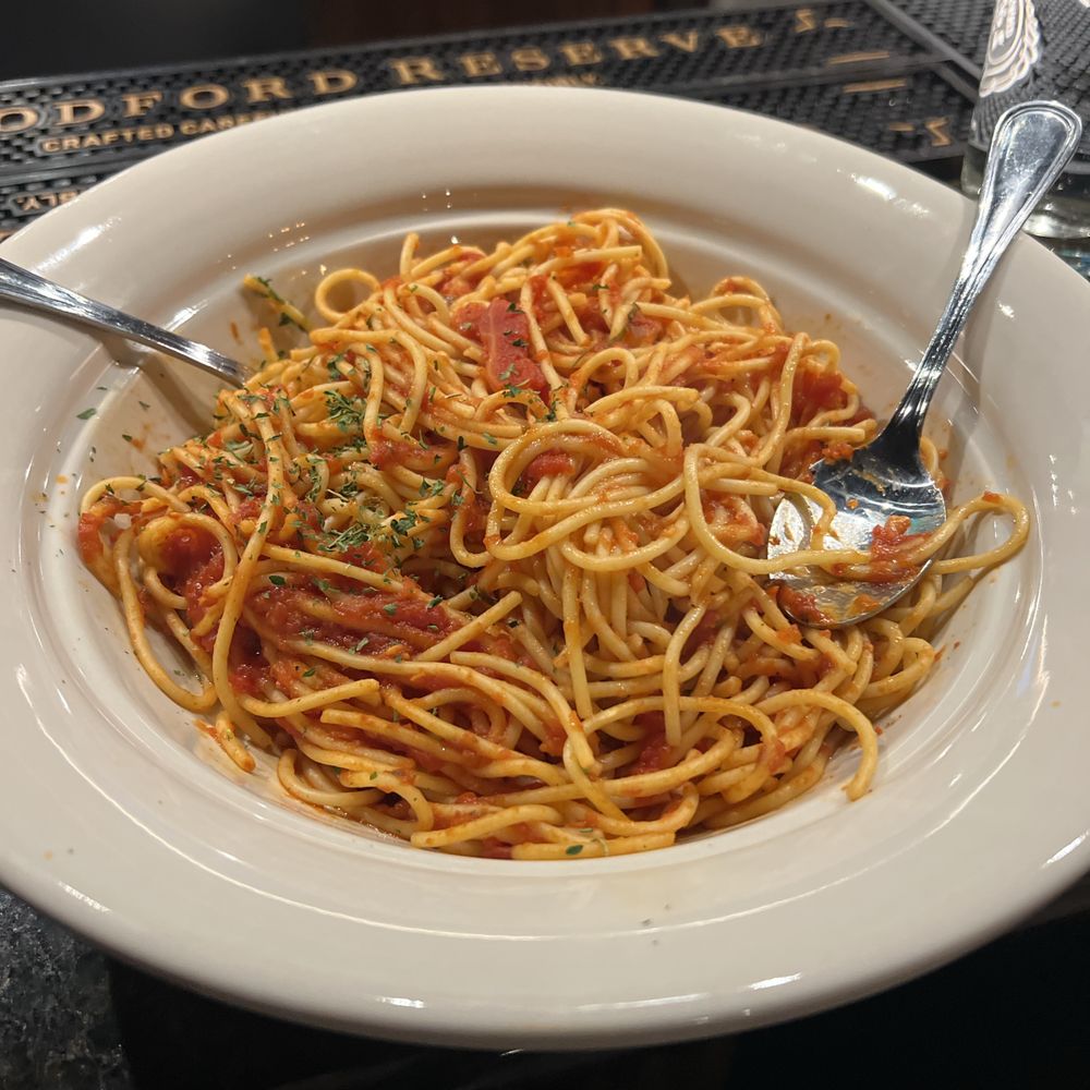 Sauce on Copper - Spaghetti Marinara - Italian Near Me - Frisco, Colorado Sauce on Copper - Spaghetti Marinara - Italian Near Me - Frisco, Colorado