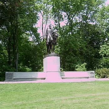 Lake Park - General Erastus B. Wolcott M.D. as sculpted by Francis Herman Packer, commission by Dr. Laura Ross Wolcott, Dr. Wolcott's wife. - Parks Near Me - Milwaukee, Wisconsin