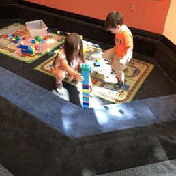 Kids area with blocks Kids area with blocks