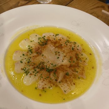 Matsuhisa - white fish sashimi with dry miso - Sushi Bars Near Me - Beverly Hills, California