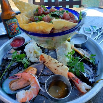Parkers' Lighthouse - Seafood tower. Yummmmmm - Seafood Near Me - Long Beach, California