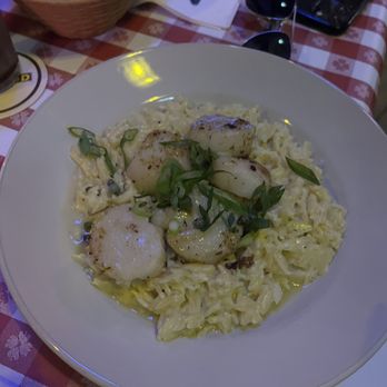 Conchy Joe's - Shrimp over Scallops Risotto - Seafood Near Me - Jensen Beach, Florida Conchy Joe's - Shrimp over Scallops Risotto - Seafood Near Me - Jensen Beach, Florida