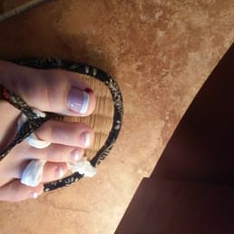 She actually had to take my foot out from under the drying light to wipe the dripping blood!!! She actually had to take my foot out from under the drying light to wipe the dripping blood!!!