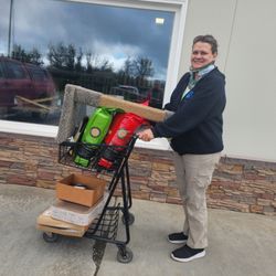Happy mom going home to spoil her cats