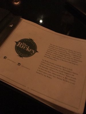Menu photo 6 The Rickey New York City, NY Menu photo 6 The Rickey New York City, NY