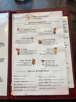 Menu photo 1 Don Antonio New York, NY Menu photo 1 Don Antonio New York, NY