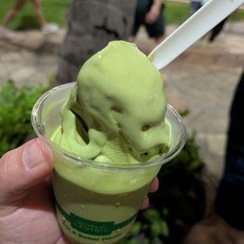 Nana's Green Tea - Matcha soft serve in a cup = potent matcha, more bitter than sweet and milky - Coffee & Tea Near Me - Honolulu, Hawaii Nana's Green Tea - Matcha soft serve in a cup = potent matcha, more bitter than sweet and milky - Coffee & Tea Near Me - Honolulu, Hawaii