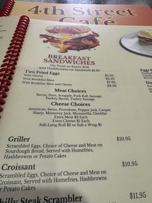 Menu photo 1 4th Street Cafe Bridgeport, PA