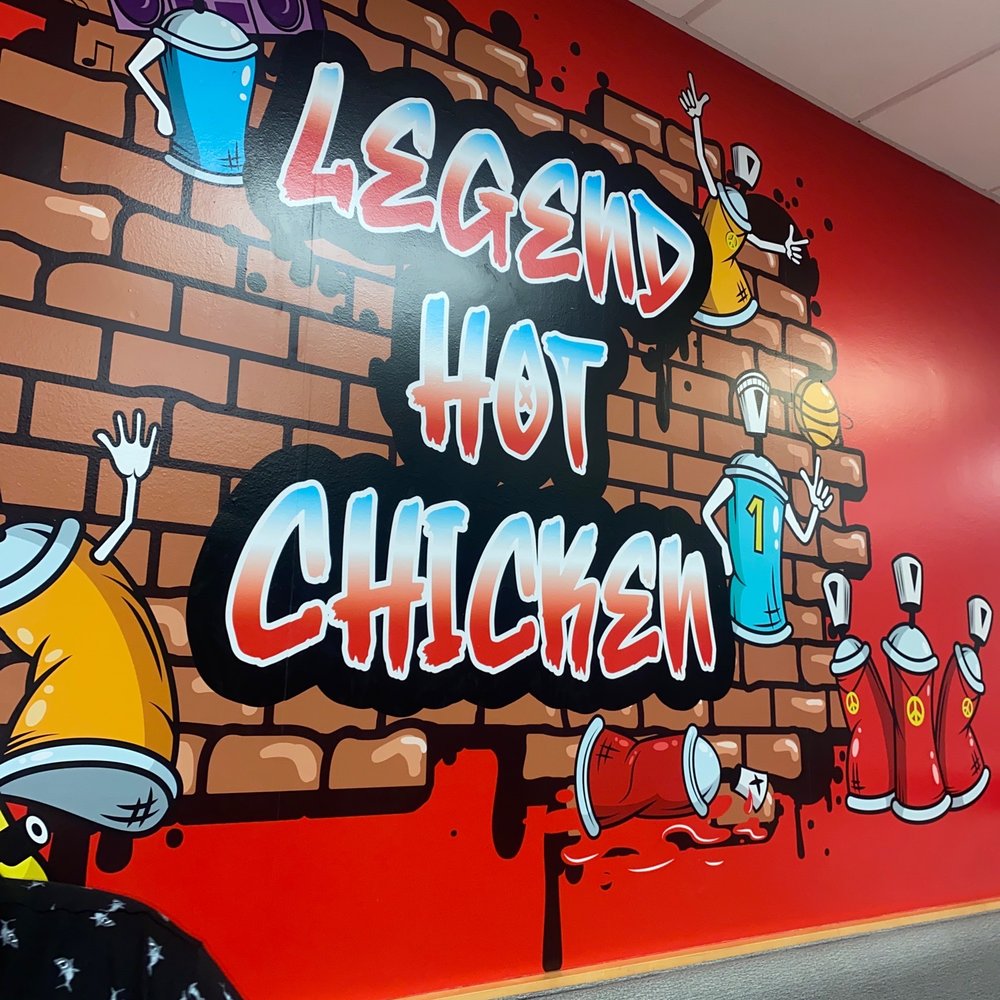 Legend Hot Chicken - Indoor art - Chicken Shop Near Me - Stanton, California Legend Hot Chicken - Indoor art - Chicken Shop Near Me - Stanton, California