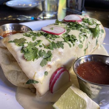 Noche Mexican BBQ - Burrito was suuuuuuper spicy - Mexican Near Me - Louisville, Kentucky