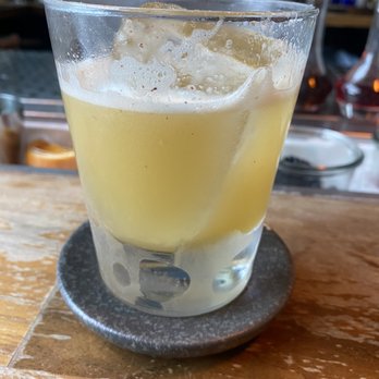 Idlewild - Sutter's Mill Cocktail (Bourbon, pineapple, lemon, clover honey) - Cocktail Bars Near Me - Charlotte, North Carolina Idlewild - Sutter's Mill Cocktail (Bourbon, pineapple, lemon, clover honey) - Cocktail Bars Near Me - Charlotte, North Carolina