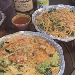 Chicken Rosa. This is before we knew how worth it it was to upgrade to the fresh fusilli