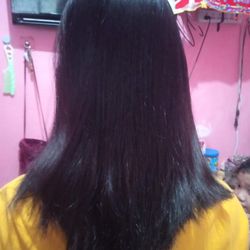 Cut & Care - rebond dw with color keratin not sastified
