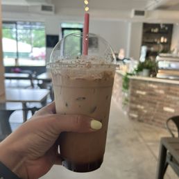 Iced cafe mocha