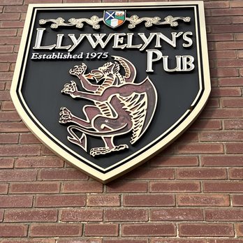 Llywelyn's Pub - sign on brick wall - Irish Near Me - St. Charles, Missouri Llywelyn's Pub - sign on brick wall - Irish Near Me - St. Charles, Missouri