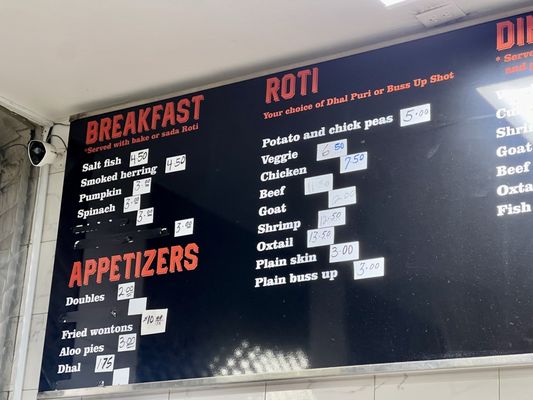 Menu photo 1 Royal Bakery & Roti House Brooklyn, NY Menu photo 1 Royal Bakery & Roti House Brooklyn, NY