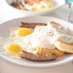 The Easy Egg Breakfast & Lunch - Biscuits and gravy