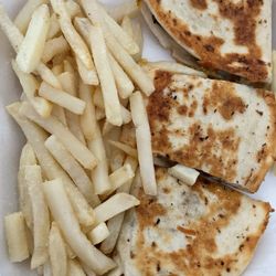 60 Burgers - Asada Quesadilla and French fries