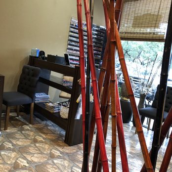 Zen Nails - This is the entry, with bamboo room divider and nail drying station, and a few chairs for customers waiting for service. - Waxing Near Me - Castle Hills, Texas Zen Nails - This is the entry, with bamboo room divider and nail drying station, and a few chairs for customers waiting for service. - Waxing Near Me - Castle Hills, Texas