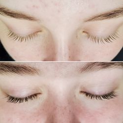 Twin City Beauty - Before and After Lash Lift and Tint