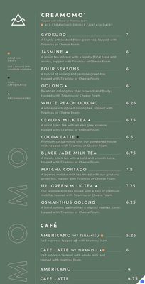 Menu photo 8 OMOMO Tea Shoppe Tustin, CA