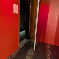 B&B Theatres - Bloomington 13 At Mall Of America - the doors stay open on their own because of how much air is blowing throughout the movie, leaving you frozen to the bones