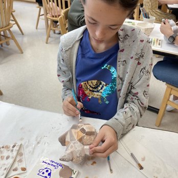Color Me Mine - Mosaic deer - Paint-Your-Own Pottery Near Me - Costa Mesa, California