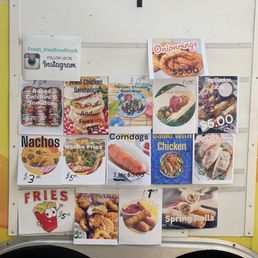 Food truck menu
