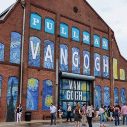 Van Gogh: The Immersive Experience - Outside the Van Gogh exhibit @tiffhuangry