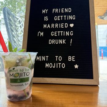 Mint to Be Mojito Bar and Bites - Blueberry mojito - Cocktail Bars Near Me - Savannah, Georgia Mint to Be Mojito Bar and Bites - Blueberry mojito - Cocktail Bars Near Me - Savannah, Georgia