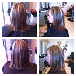 Before and after adding fullness with extensions