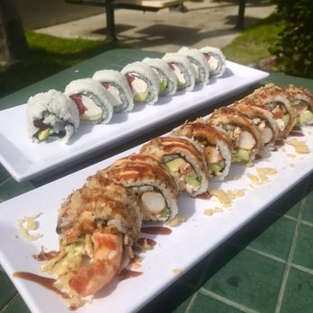 Seed Ranger - Philadelphia Roll (vegan ahi sashimi, avocado, vegan cream cheese) and Crunchy Tiger Roll - Vegan Near Me - Ventura, California Seed Ranger - Philadelphia Roll (vegan ahi sashimi, avocado, vegan cream cheese) and Crunchy Tiger Roll - Vegan Near Me - Ventura, California