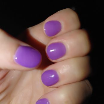 Moda Nail Spa - My pale lavender business meeting appropriate nail dipping ;( - Nail Salons Near Me - Knoxville, Tennessee
