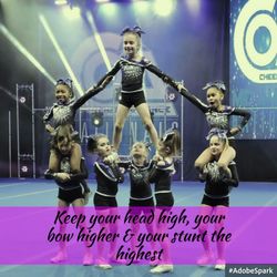 Gage Center Great American Gymnastic Express - Gage Cheer Ignite rocking the COA competition, Hitting their pyramid flawlessly