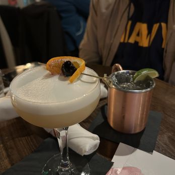 Cork and Rye - Whiskey sour and Moscow mule! - Gastropubs Near Me - Warwick, Rhode Island