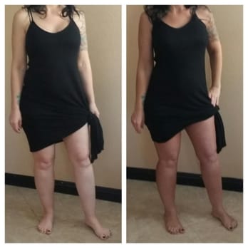 Tan-talizing - Some before and afters of pale to Bronzed in less than 20 minutes - Spray Tanning Near Me
