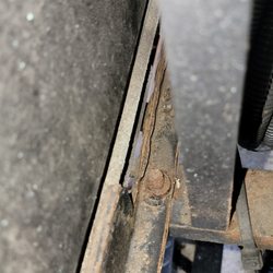 Three Rivers Marine and RV Center - One of the multiple bolts that fasten the generator to the chassis.
