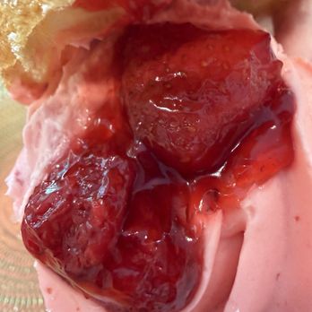 Battleview Orchards - Inside the strawberry cream puff. - Pick Your Own Farms Near Me - Freehold, New Jersey