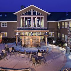 The Oxford Grand Assisted Living & Memory Care - Our Beautiful Courtyard