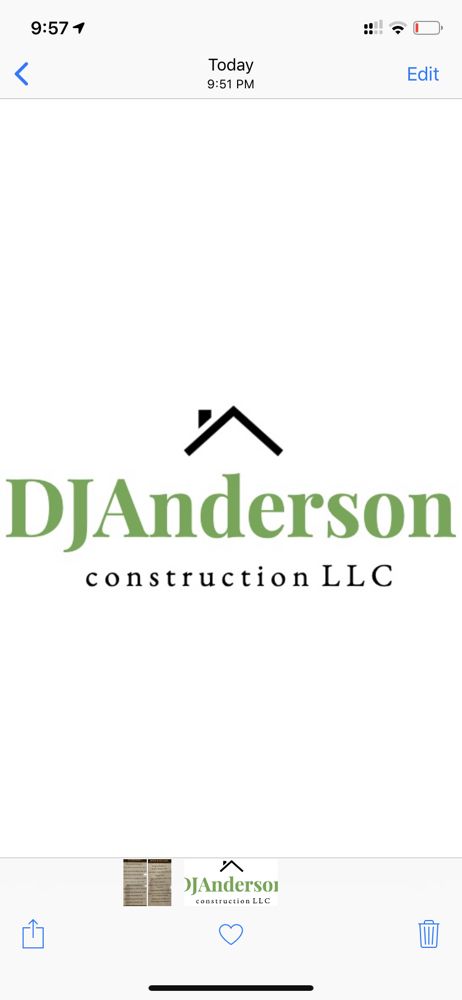 Slide of DJ Anderson Construction