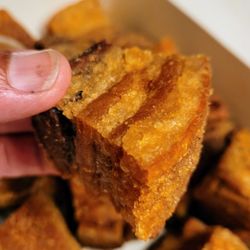 Tipunan - Big pieces of Crispy Pork Belly, crispy & crunchy