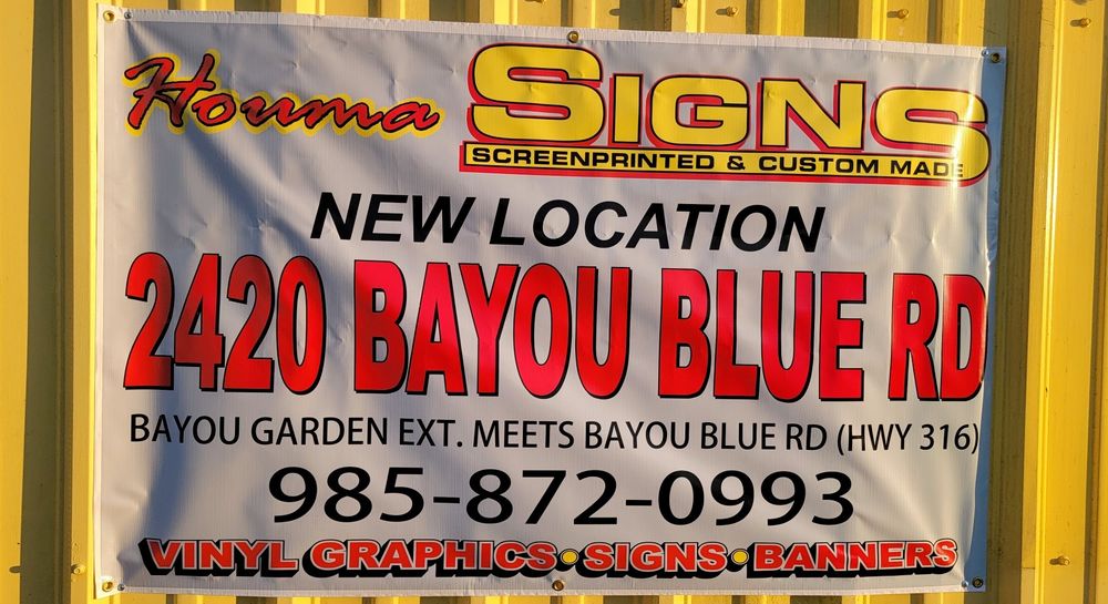 HOUMA SIGN SERVICE Updated September 2024 2420 Bayou Blue Rd, Houma