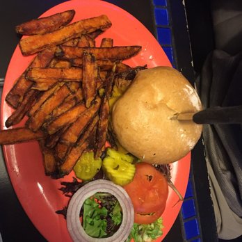 The Blu Pig - Delicious Texan burger with crispy sweet potato fries! - Barbeque Near Me - Moab, Utah The Blu Pig - Delicious Texan burger with crispy sweet potato fries! - Barbeque Near Me - Moab, Utah