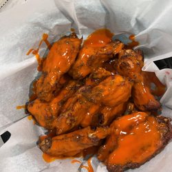 Salma's Pizza and Indian Restaurant - Chicken wings with buffalo sauce