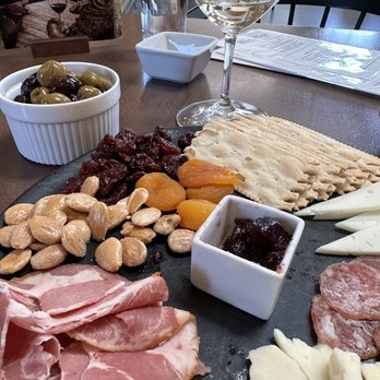 Bledsoe Family Winery - charcutette, cheese, crackers, and olives - Wineries Near Me - Bend, Oregon Bledsoe Family Winery - charcutette, cheese, crackers, and olives - Wineries Near Me - Bend, Oregon