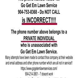 Go Get ‘Em Lawn Service