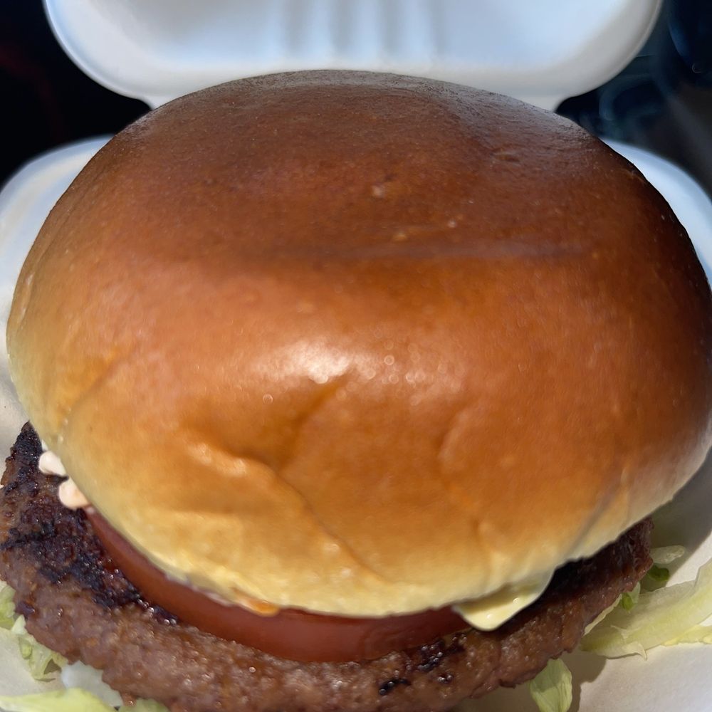 Burger was good tasted just like McDonald's tho threw me way off thought I went to McDonald's for a sec lmfaaaoooooooooooooooo