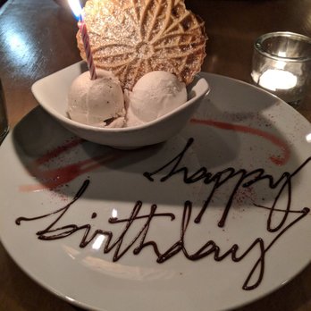 Plant - Birthday ice cream to finish a lovely birthday meal! - Vegan Near Me - Asheville, North Carolina