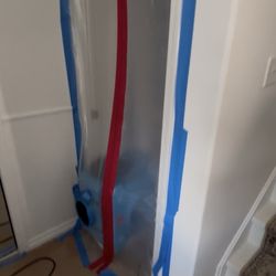 Bullseye Cleaning Service - Poor job on creating a seal tight barrier for mold.