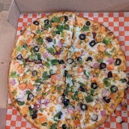 Bombay BBQ Paneer Pizza